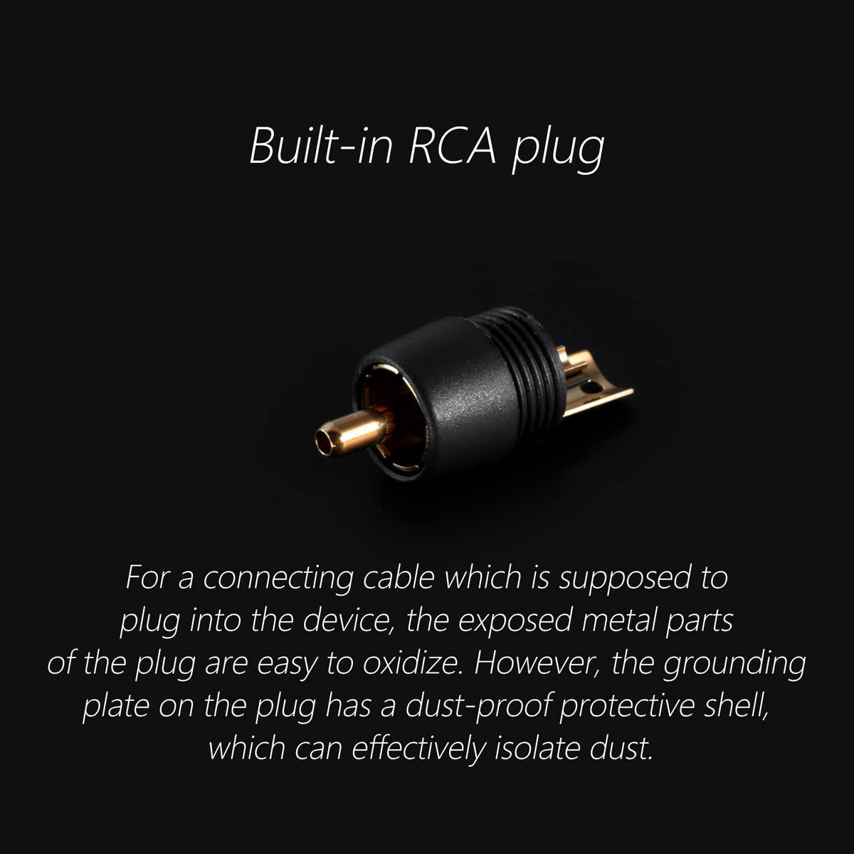 RCA Signal Cable with PCOCC Conductor (20CM) U31225