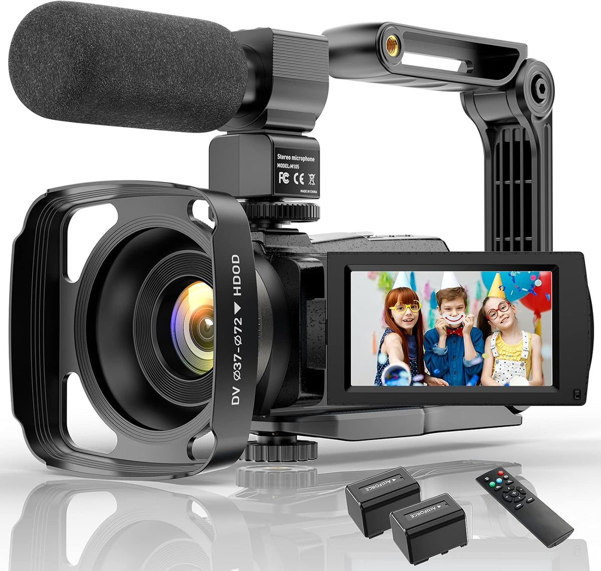 4K 48MP Ultra HD WiFi Digital Camera Camcorder with Microphone R440179