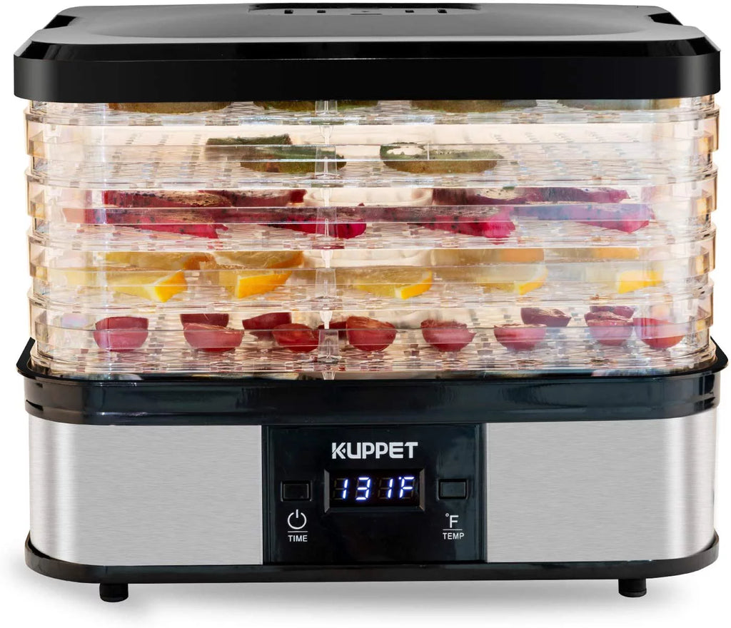 Electric Food Dehydrator with Adjustable Thermostat, 5-Tray R584366