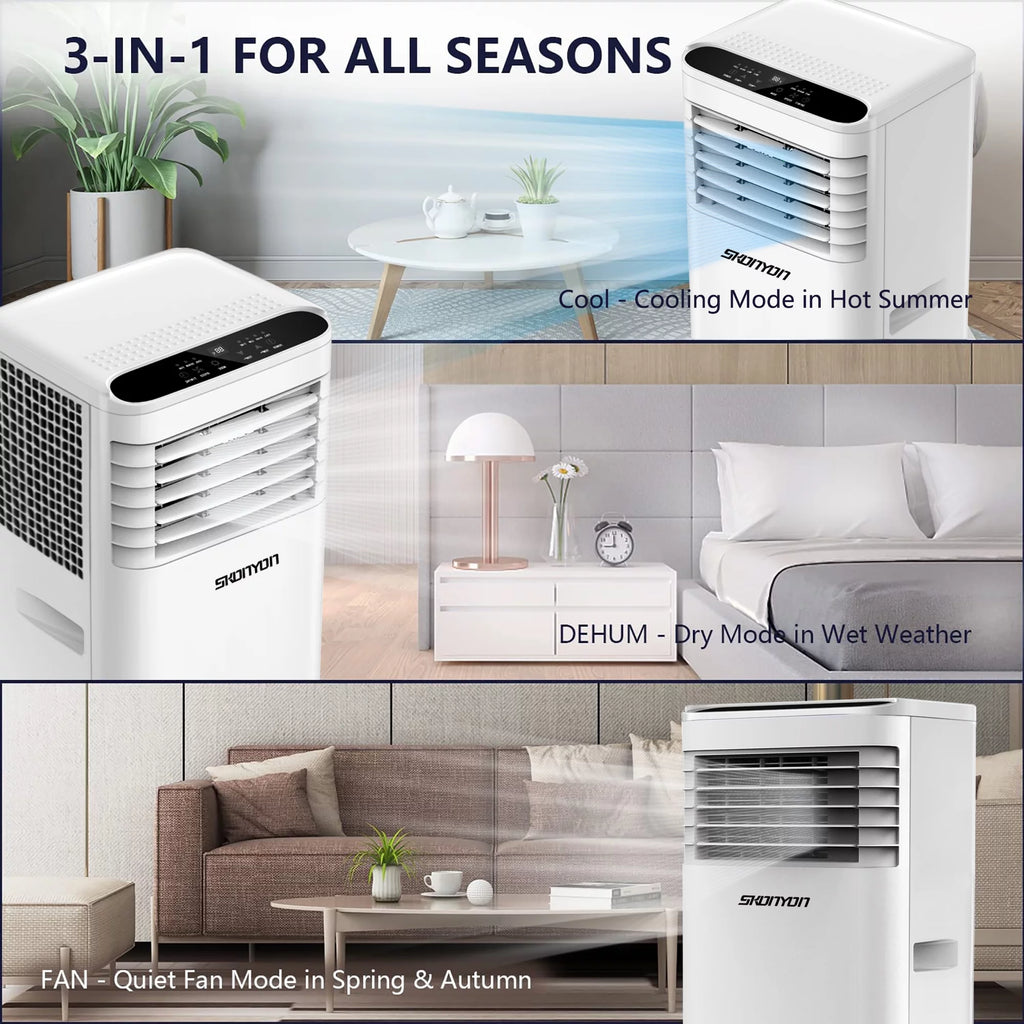 5500 BTU 3-in-1 Portable Air Conditioner & Dehumidifier U730649