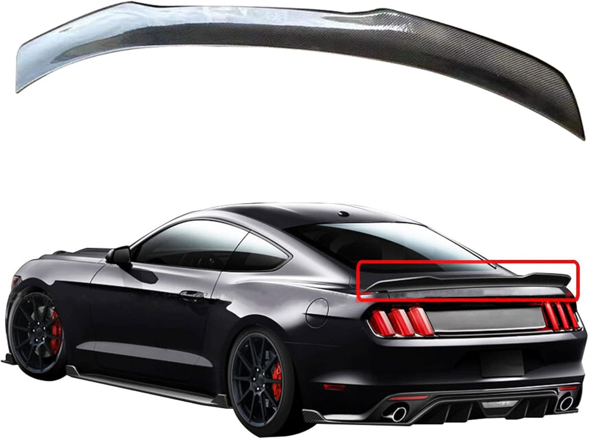 Carbon Fiber Look Rear Trunk Wing Spoiler I384