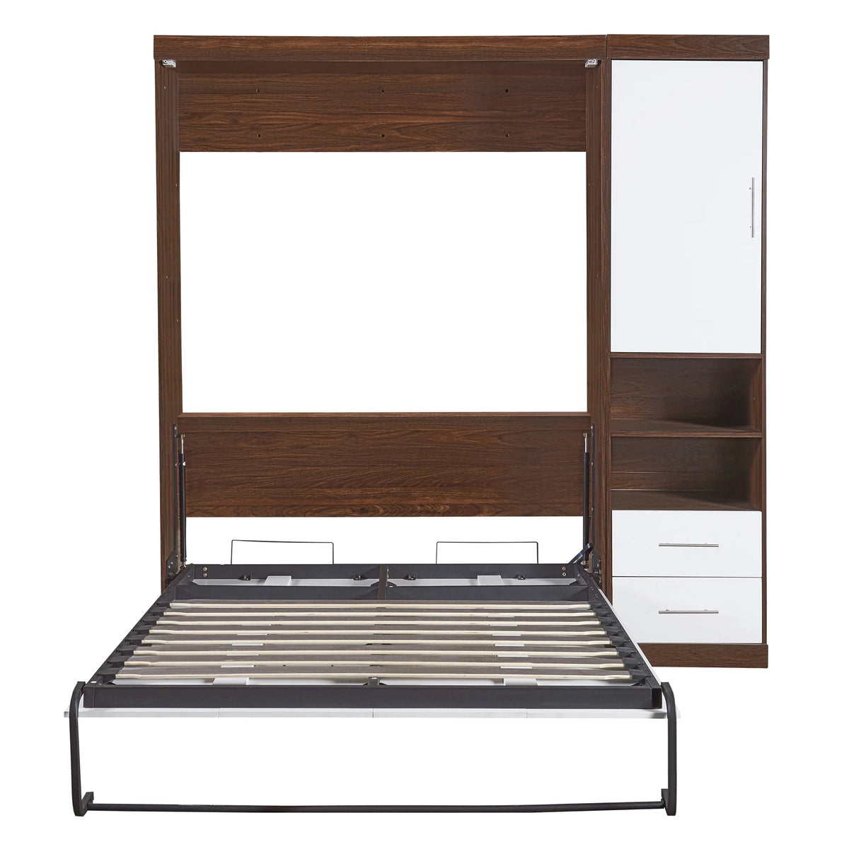 Twin Size Murphy Bed with Cabinet L355022