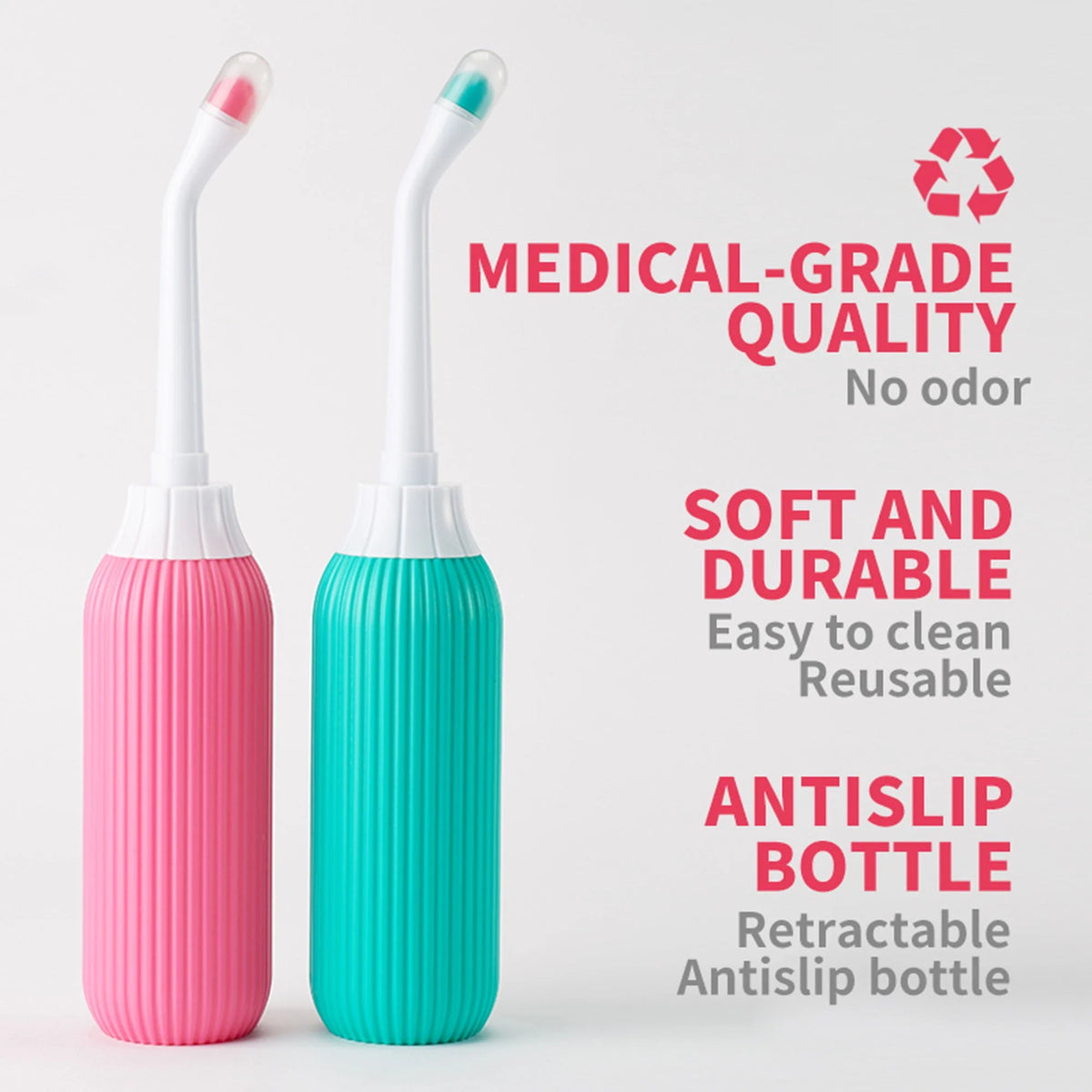 2 Pack Portable Travel Bidet Bottle with Travel Bag B391759