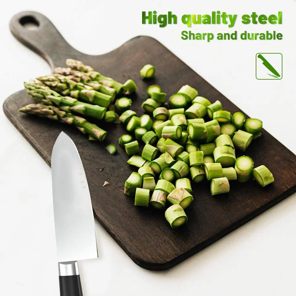 Stainless Steel Knife Set, 9 Pcs B941
