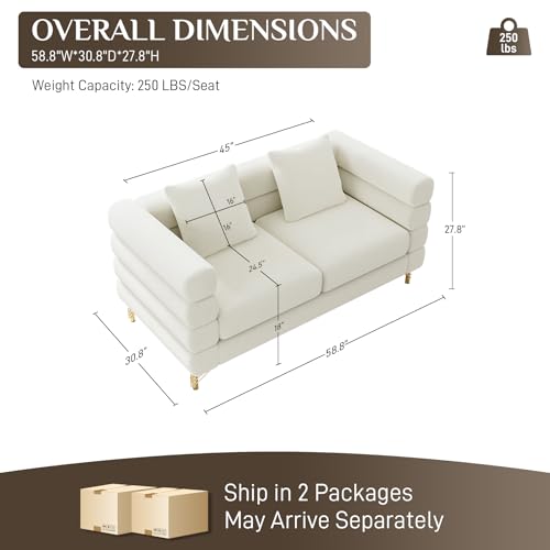 Black Boucle 3 Seater Sofa with 3 Pillows R9376