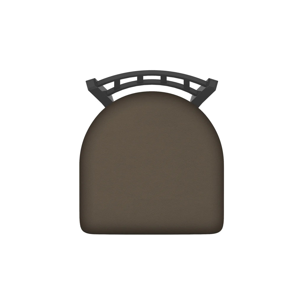 18 in. Chair with Pewter Finish & Canter Earth Seat D192136
