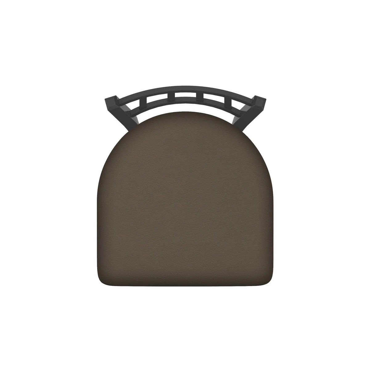 18 in. Chair with Pewter Finish & Canter Earth Seat D192136