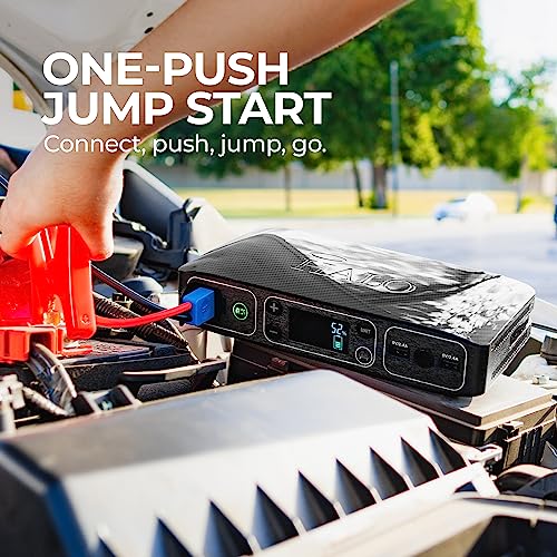 Portable Emergency Power Kit with Tire Pump and Car Jump Starter Q63736