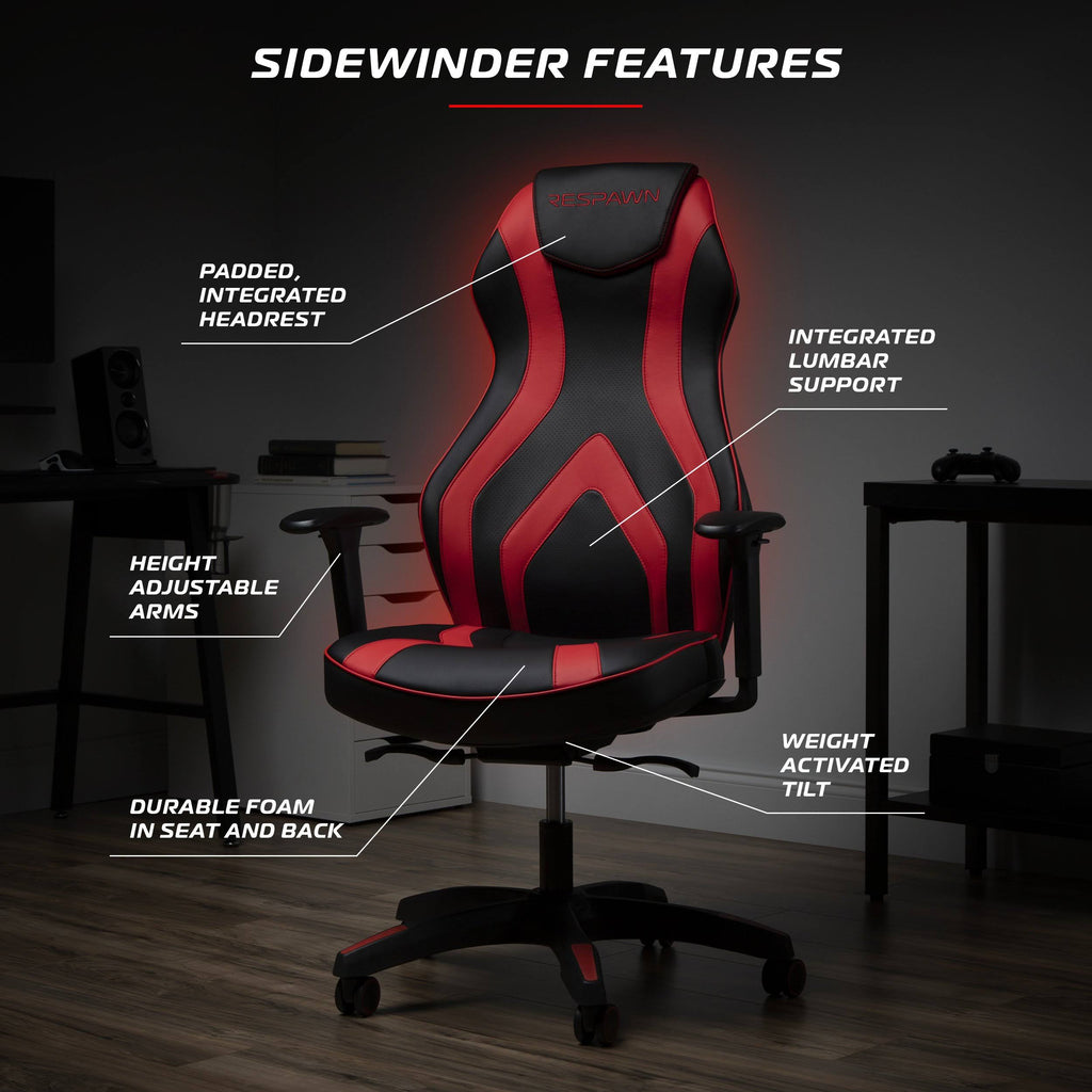 Graphite Gray PU Leather Gaming Chair U338