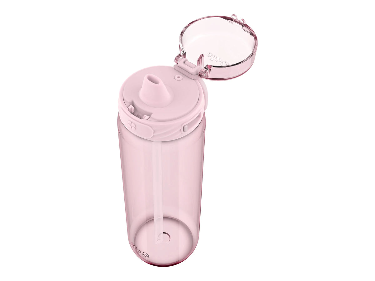28 oz BPA-Free Tritan Plastic Water Bottle with Silicone Straw Z82654