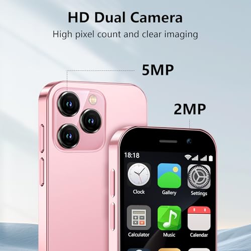 Black 3.0'' Touch Screen Mini Smartphone 2000mAh Dual SIM Quad Core 2GB+16GB D501