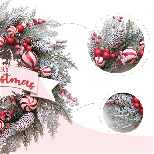 Large Green Norfolk Pine Wreath X78214
