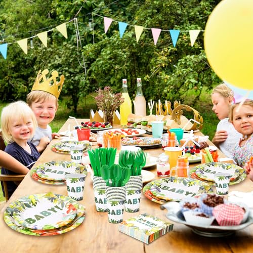 350 Pcs Disposable Plastic Tableware Set D46710
