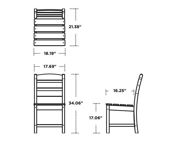 Slate Grey Dining Side Chair J5865
