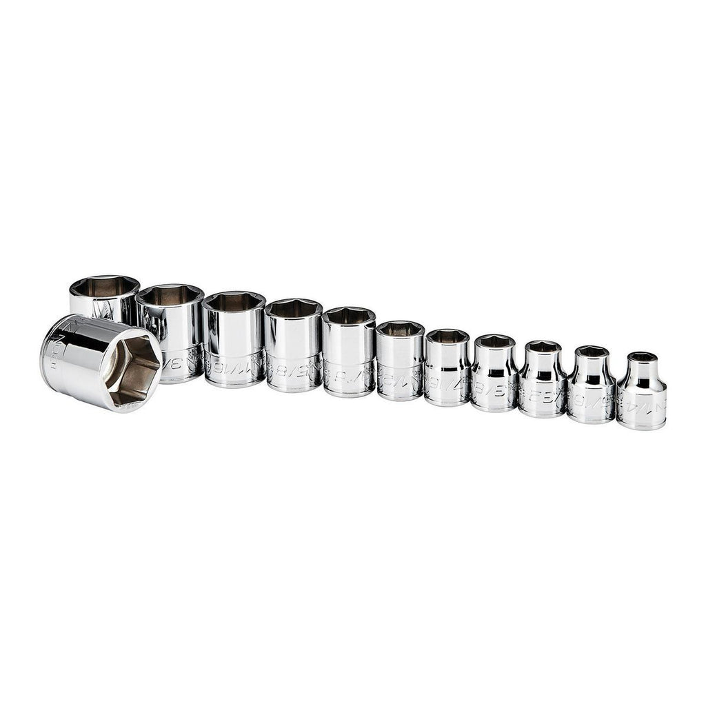 3/8 in. Drive SAE Shallow Socket Set, 12-Piece X552090