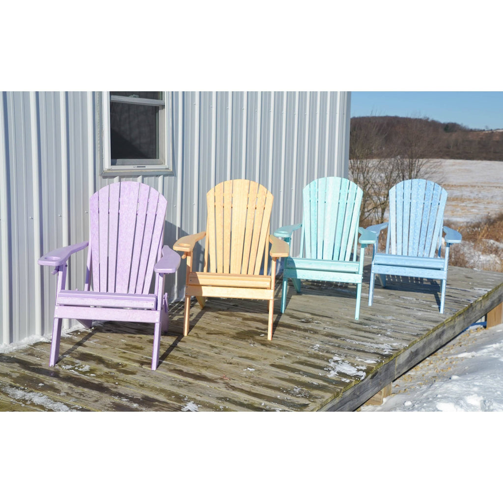 Folding Adirondack Chair Dove Gray J5012