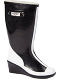 Women's Two-tone Wedge Rain Boot Y514952