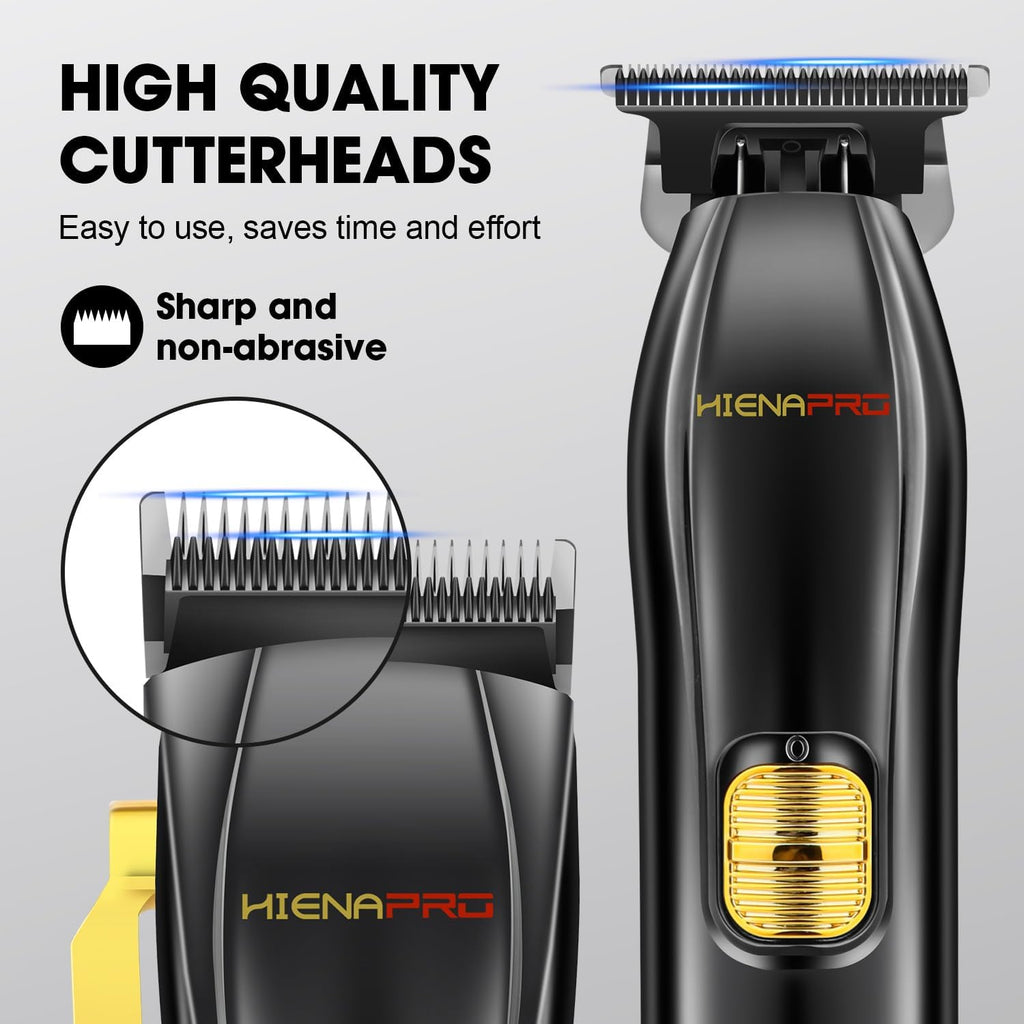 Black Cordless Hair Clippers and Trimmer Kit B483714