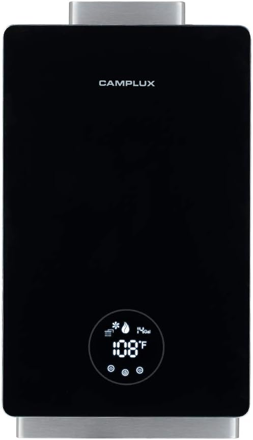 Black 3.18 GPM Propane Tankless Water Heater B166940