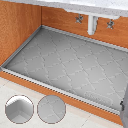 25" x 22" Silicone Cabinet Liner with Raised Edge Q405