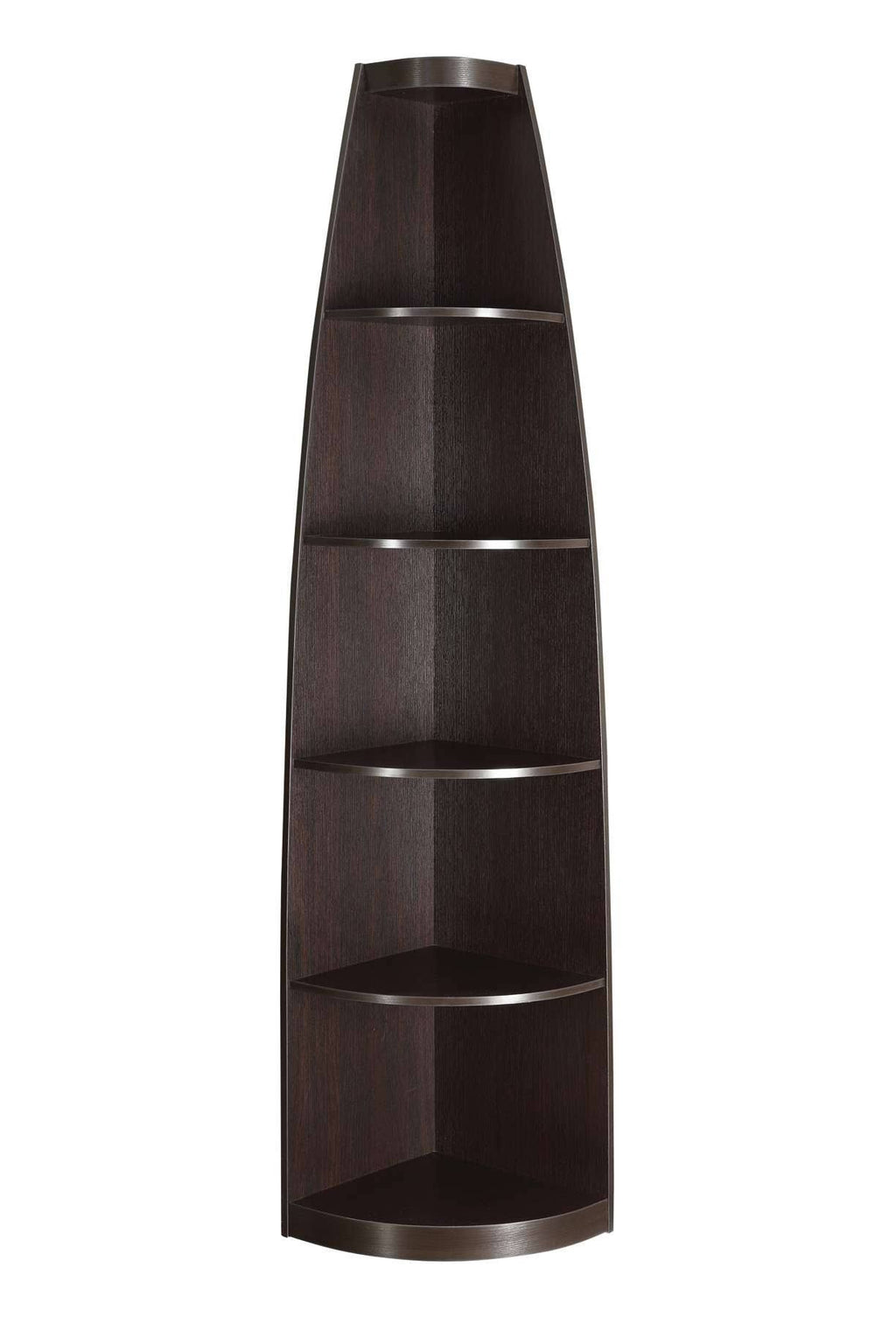 Corner Bookcase Cappuccino N3287