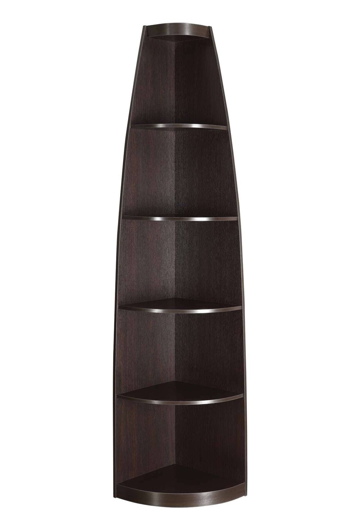 Corner Bookcase Cappuccino N3287