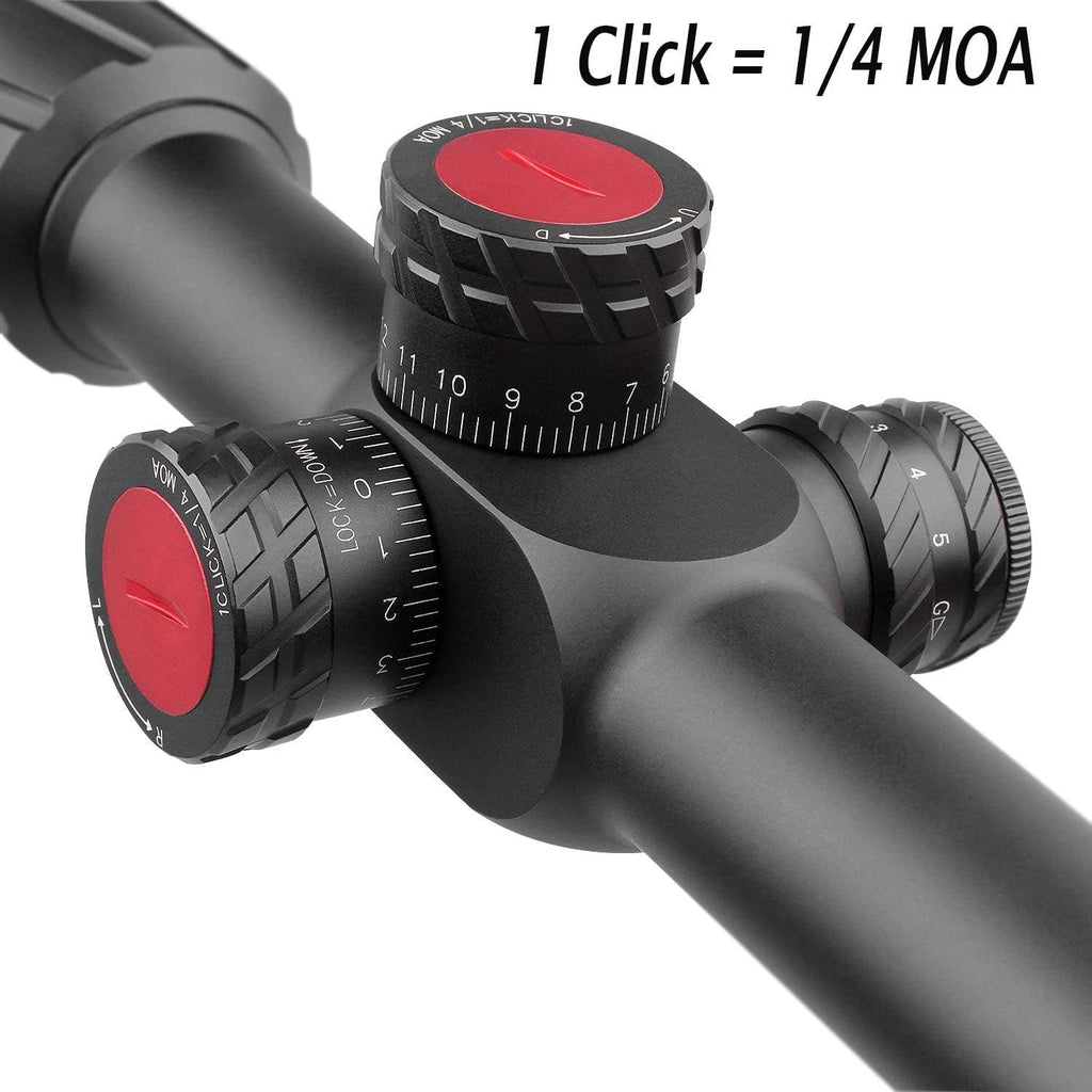 5-25x50 FFP First Focal Plane Scope with Red/Green Illuminated Reticle O2850