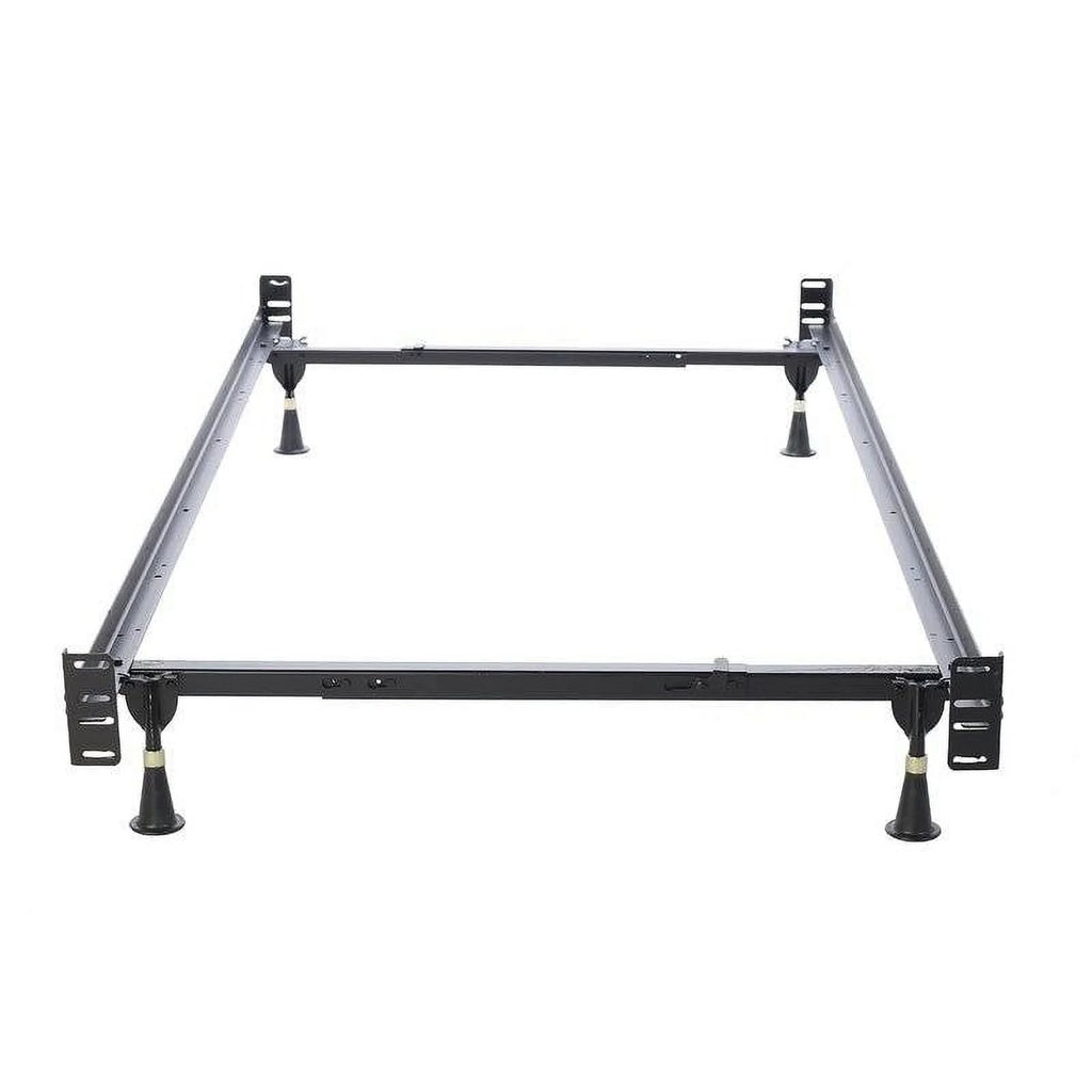 Adjustable Metal Bed Frame with Headboard Footboard Brackets L133753
