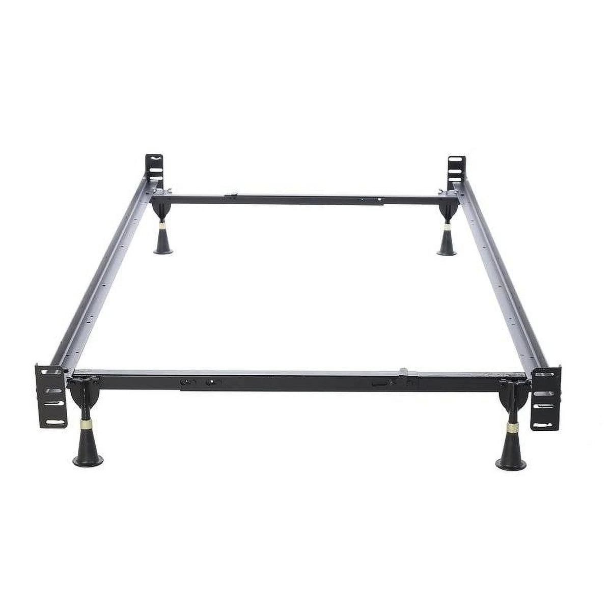 Adjustable Metal Bed Frame with Headboard Footboard Brackets L133753