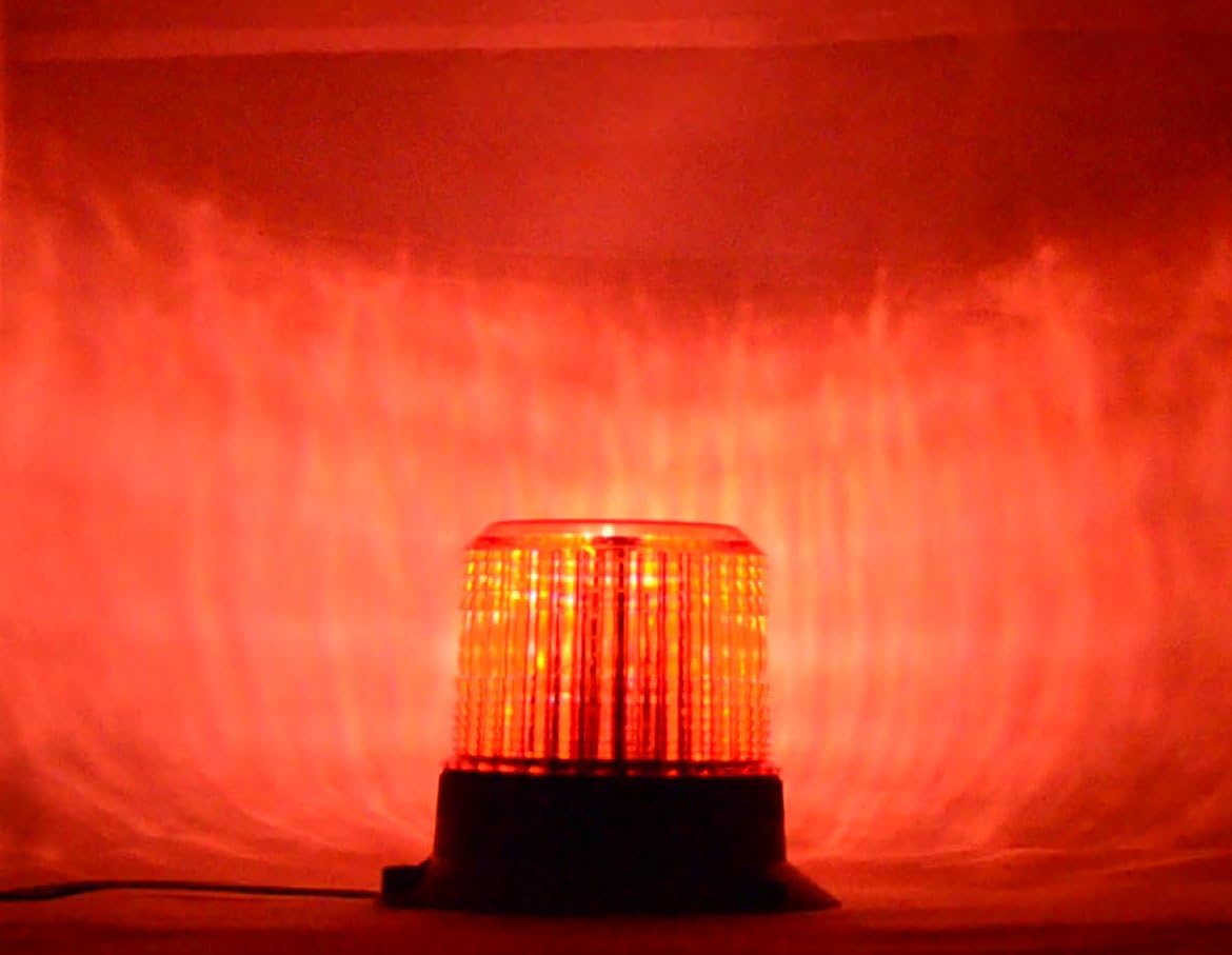 Pack of 2 Red LED Emergency Warning Light J65886