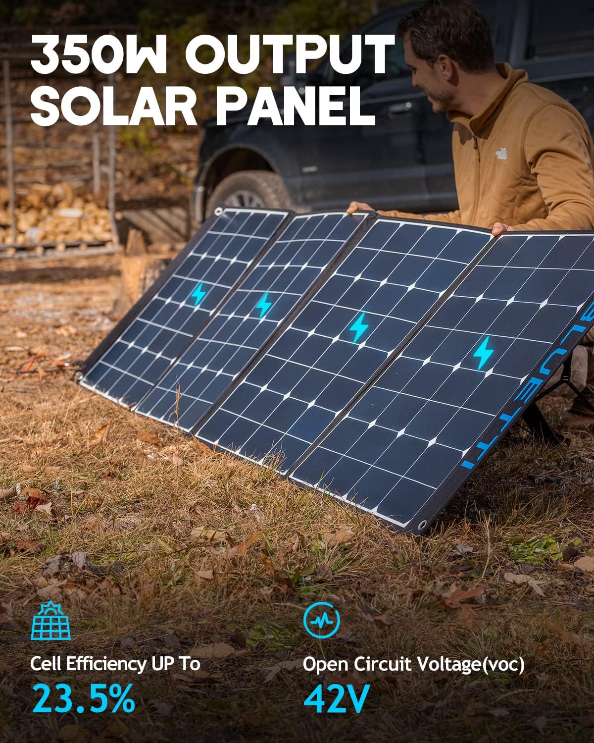 120W Portable Foldable Solar Panel M92744