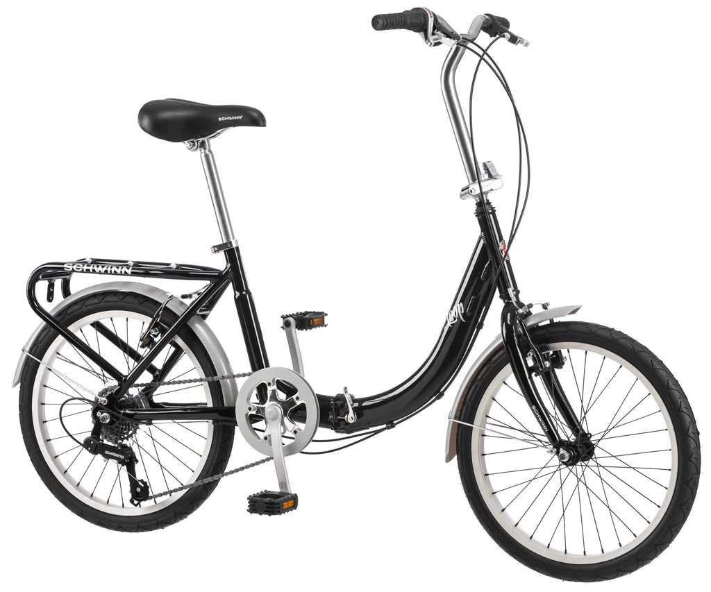 Folding Commuter Bike, 20-inch wheels, Black M357