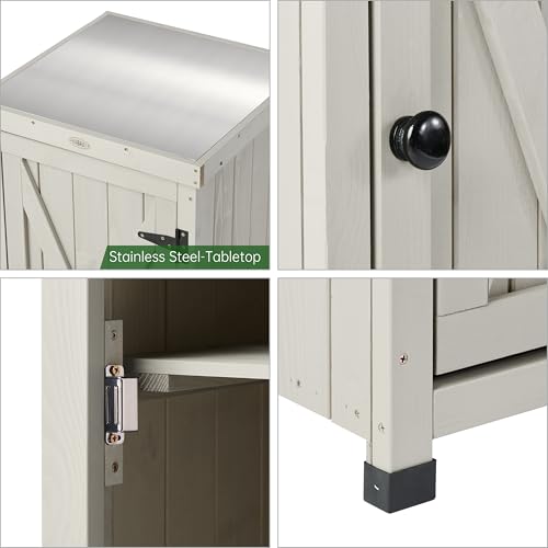 Outdoor Storage Cabinet with Shelves P89858