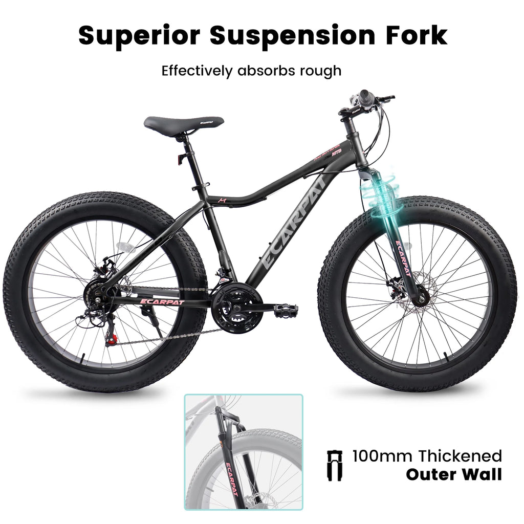26 Inch Fat Tires Mountain Bike J579328