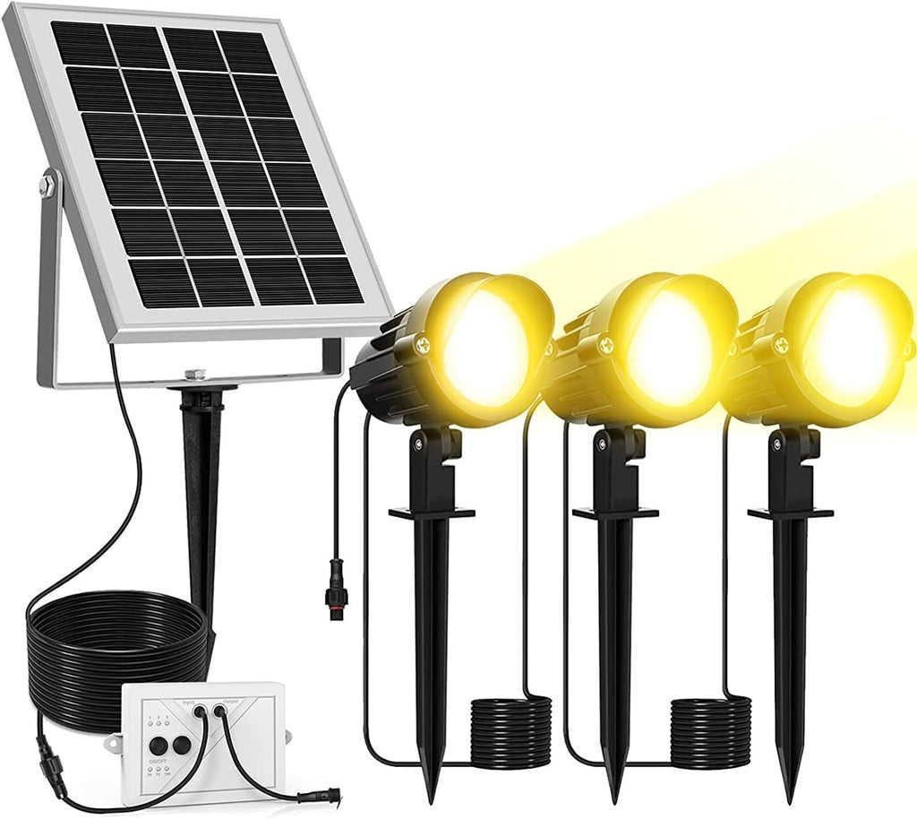 4-in-1 Solar Landscape Lights, IP66 Waterproof, 2700K/4000K/6000K L9034