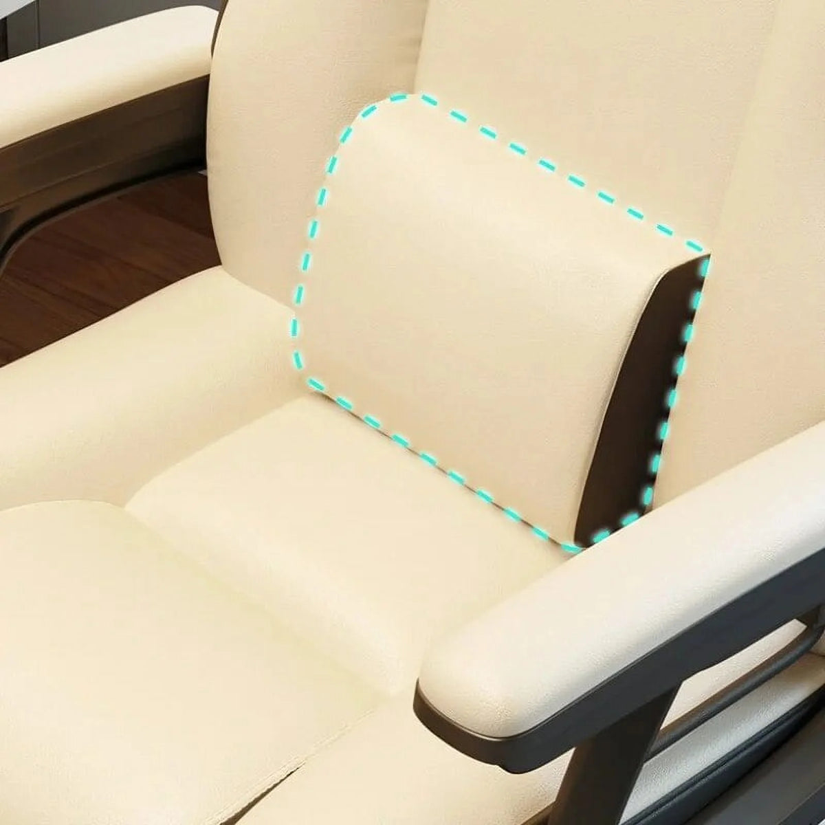 Ergonomic Reclining Leather Office Chair U98807