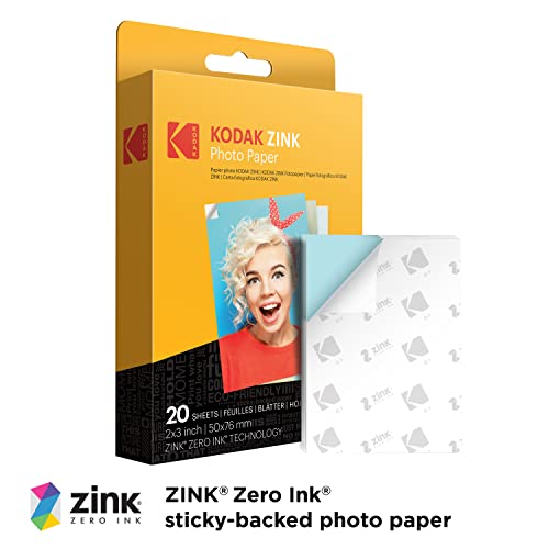 Full-Color Instant Print Digital Camera 5MP with Zink 2x3" Photo Paper H81399