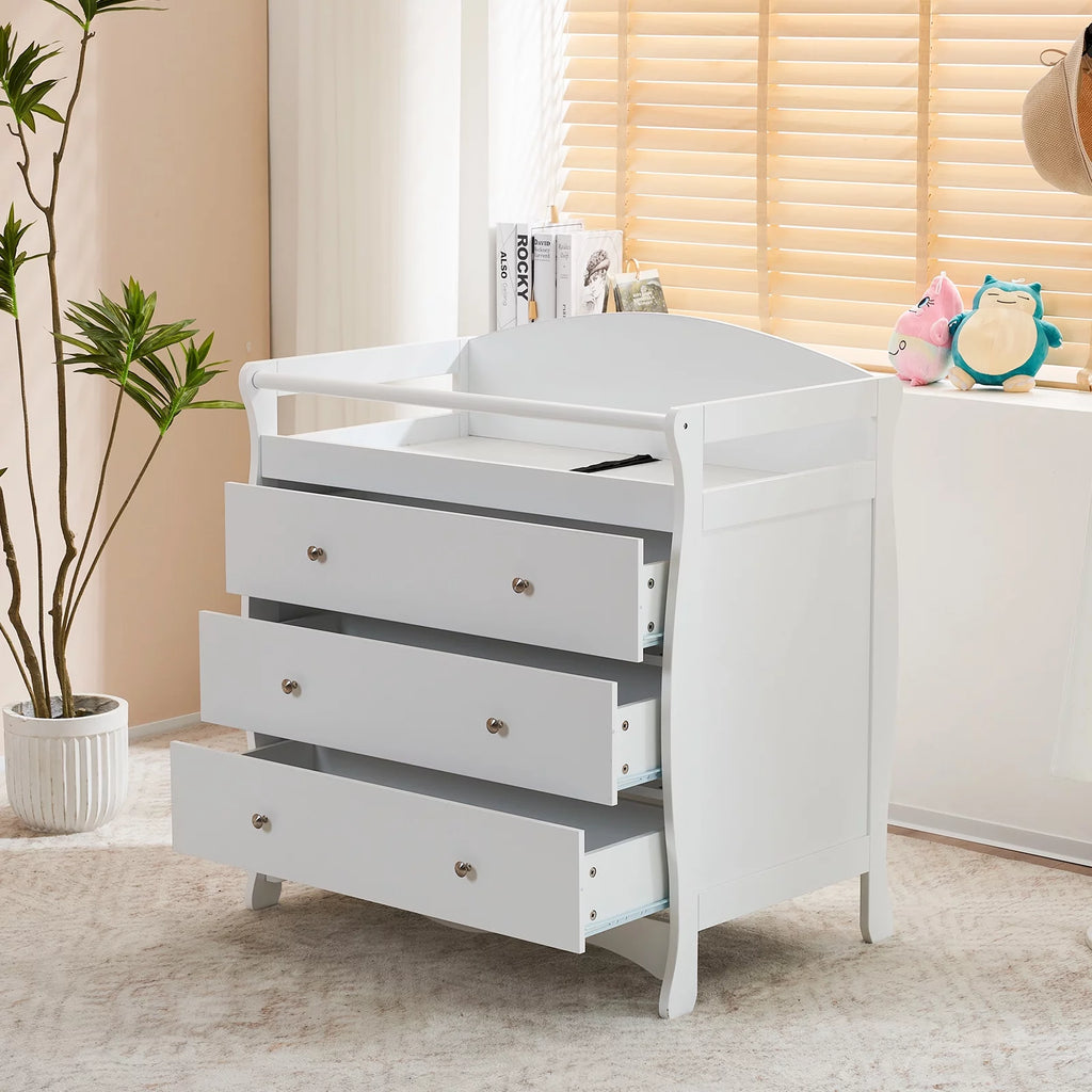 Gray 3 Drawer Changing Dresser Y2443