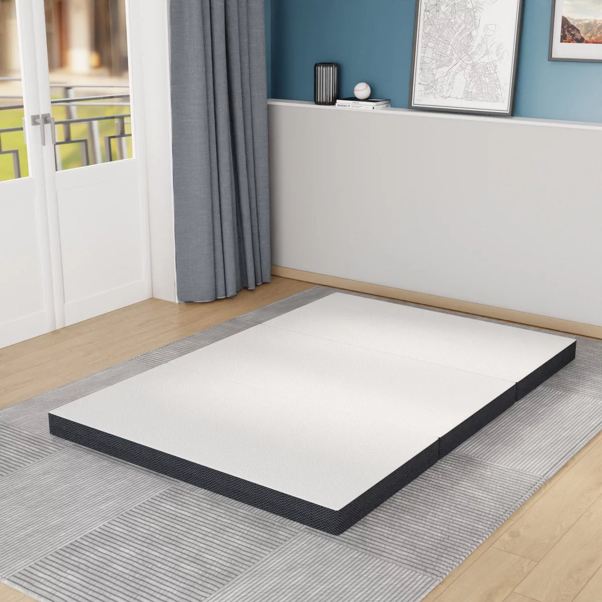3 Inch Foldable Queen Mattress with Washable Cover H5902