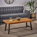 Rustic Acacia Wood Coffee Table S4320