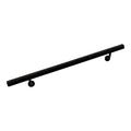 Aluminum Wall Handrail with Mounts, 12& Length, Black Pearl R7419