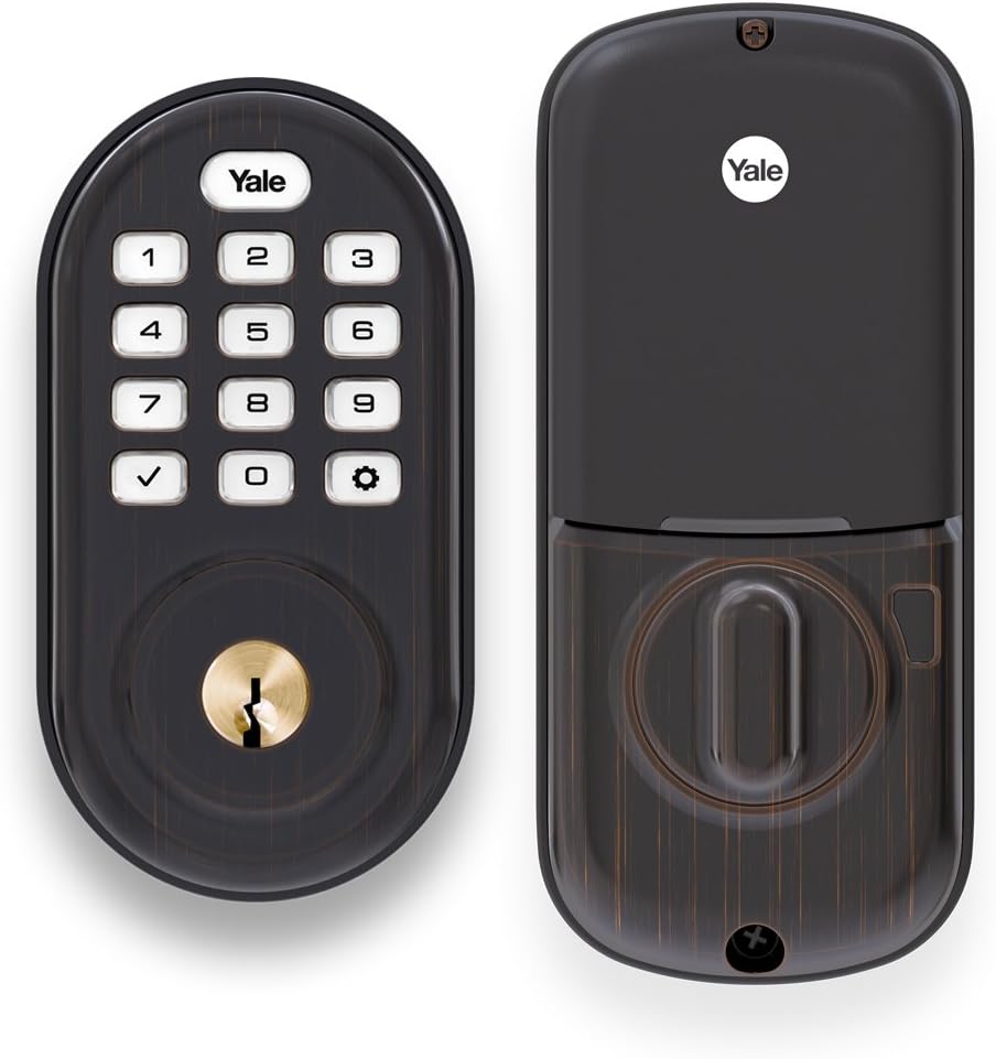 Push Button Deadbolt in Satin Nickel F138006