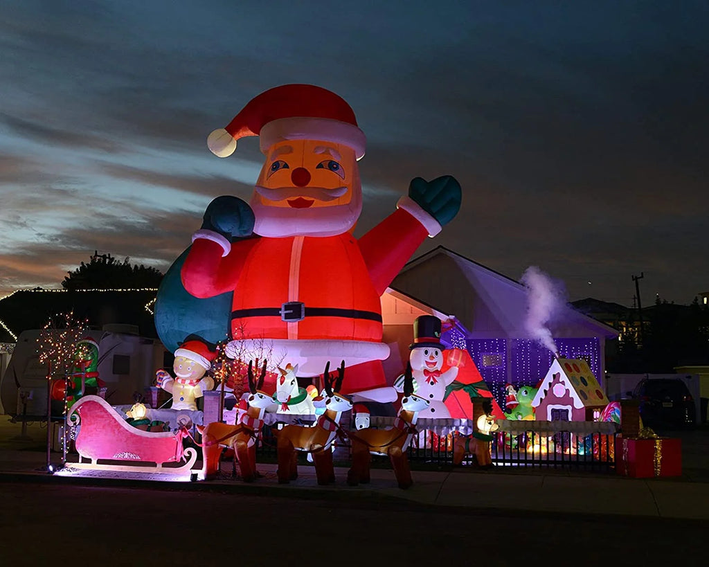 Giant Yard Inflatable Santa Claus with Blower 26' L271