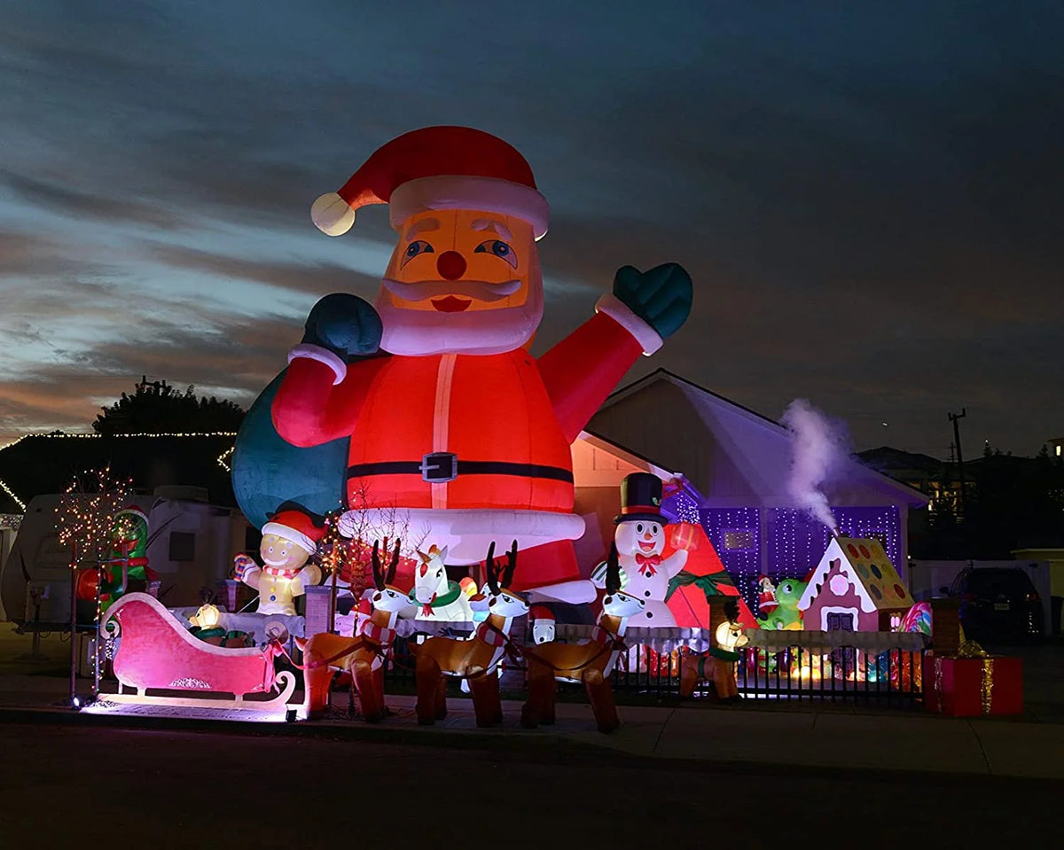 Giant Yard Inflatable Santa Claus with Blower 26' L271