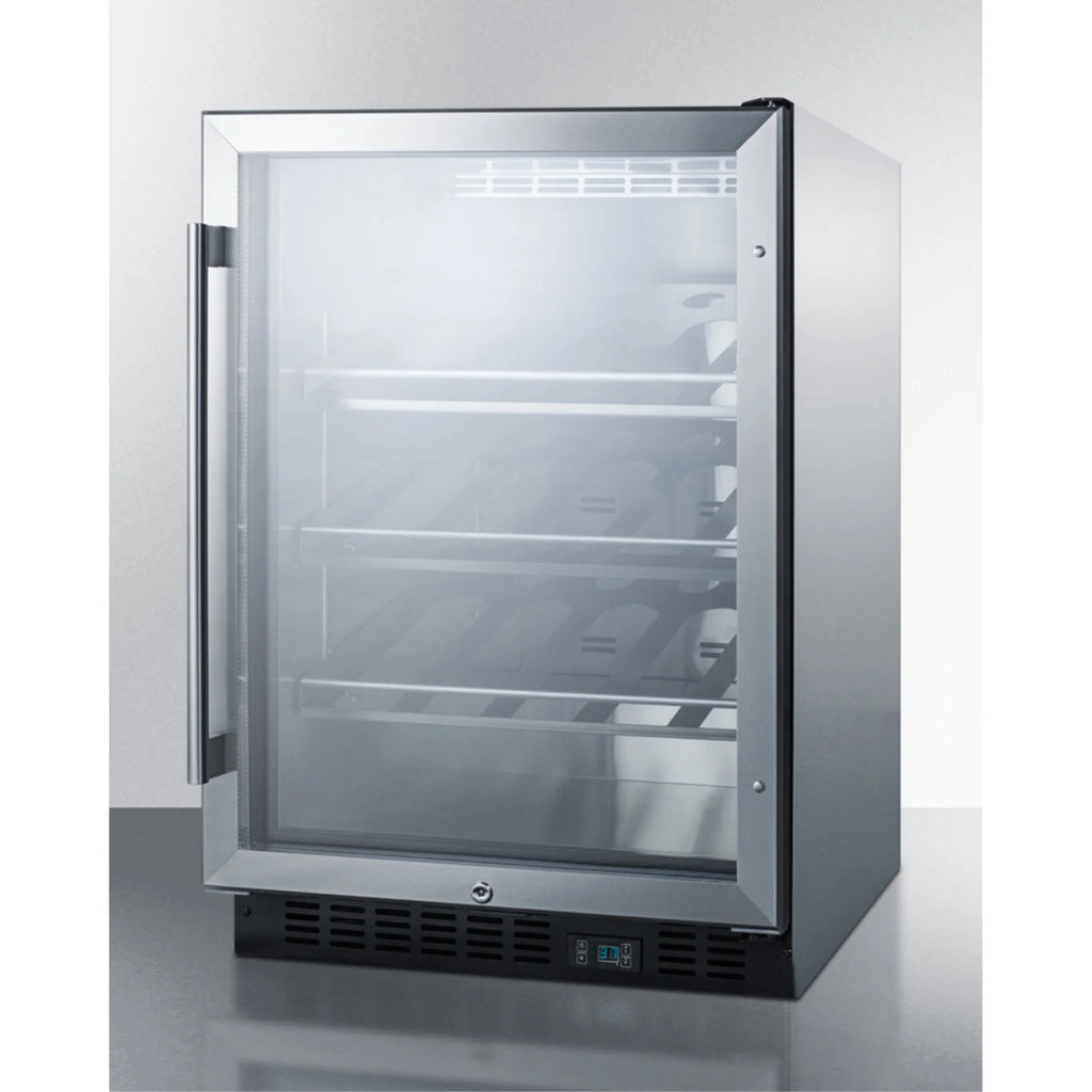 Undercounter wine cellar with champagne shelving Q96597