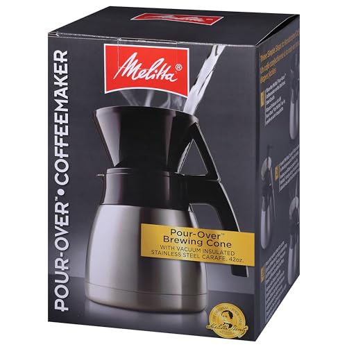 Coffee Maker Pour-Over Brewer with Carafe S838