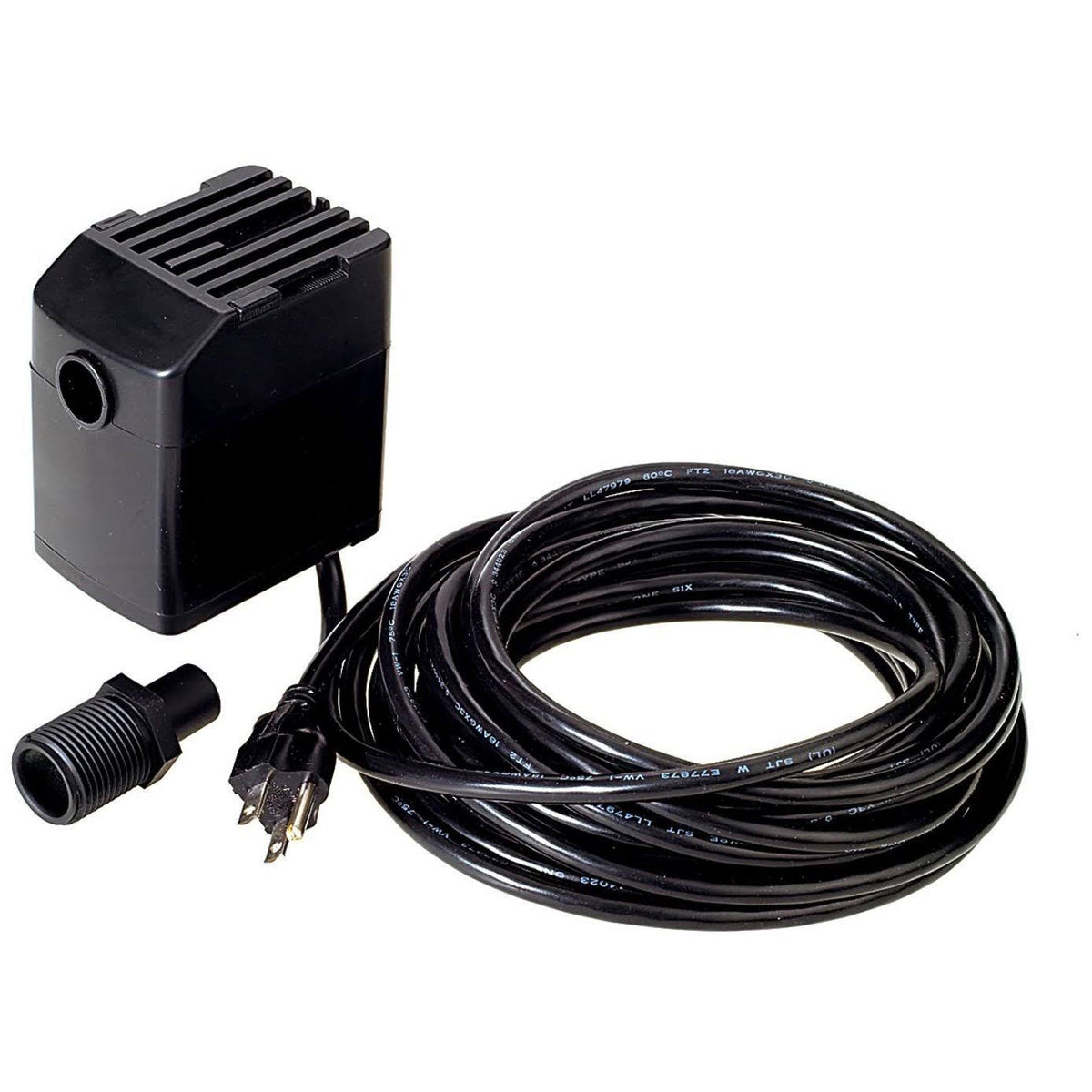 Black Electric Above-Ground Swimming Pool Cover Siphon Pump B2452