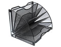 Black Mesh 6 Slots Desktop File Organizer X256