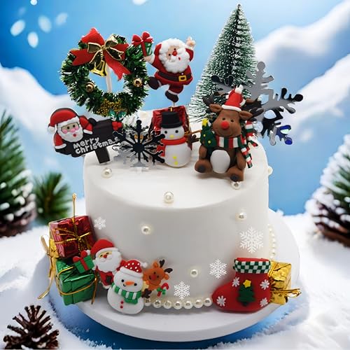 28 PCS Christmas Cake Decoration I969982