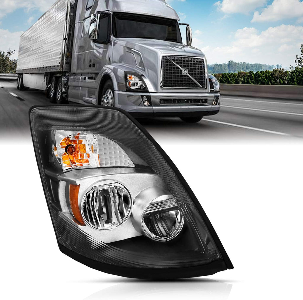 Chrome LED High Low Beam Replacement Headlights N101365